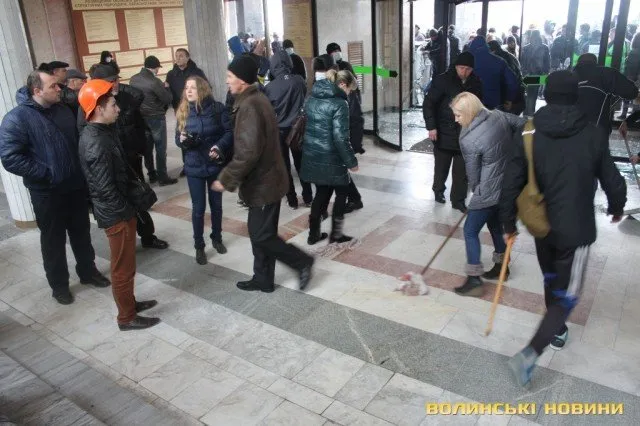 Розгром Волинської обласної ради (Фоторепортаж) + (Відео) — фото 6