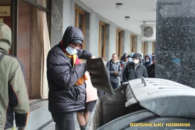 Розгром Волинської обласної ради (Фоторепортаж) + (Відео) — фото 8