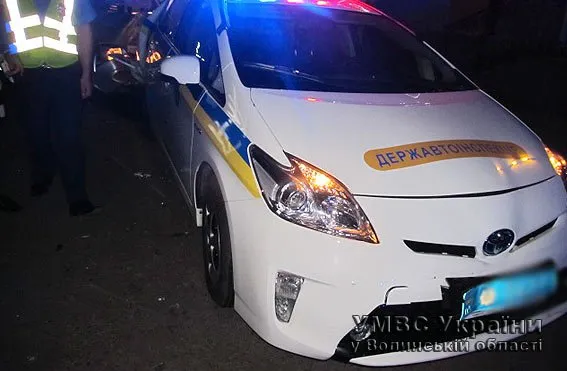 П'яний водій «протаранив» автомобіль ДАІ (Фото) — фото 3