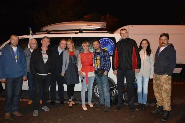 Під час автопробігу Європою волинські самооборонівці зустрілися із євроавтомайданівцями (ФОТО) — фото 5