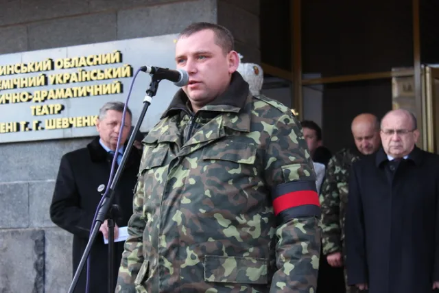 Лучани попрощалися з загиблим військовослужбовцем Олександром Войчуком (Фоторепортаж) — фото 9
