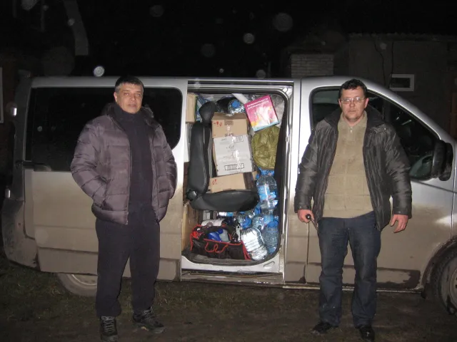 "Автомайдан" відвіз допомогу луцьким нацгвардійцям — фото 1