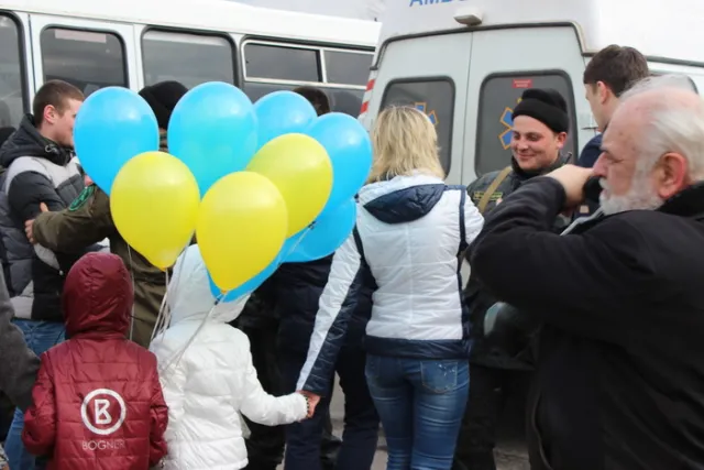 Військовослужбовці Національної гвардії повернулися зі Сходу (фоторепортаж) — фото 2
