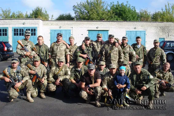 Правоохоронців Луцька з радістю зустрічали із зони АТО (фото) — фото 1